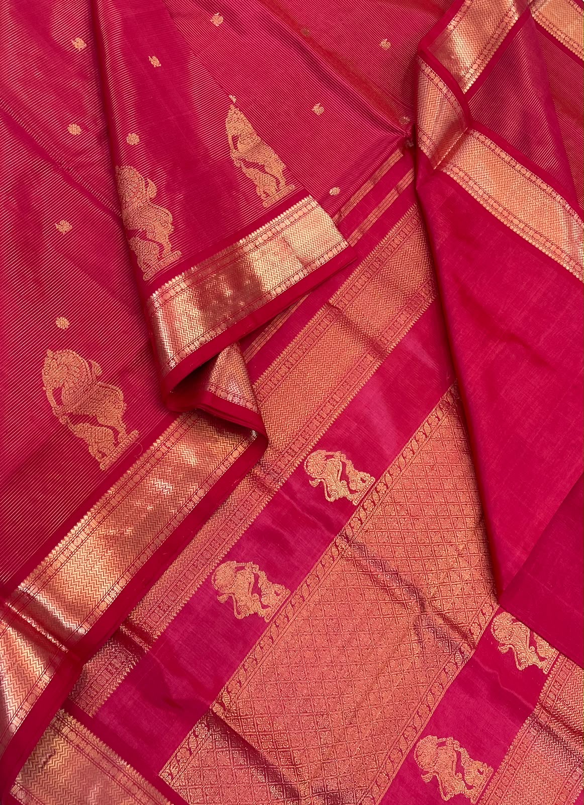 Kanchi Silk Cotton Sarees | luxury silk cotton | VAIRAOOSI X shimmayhazli | pink