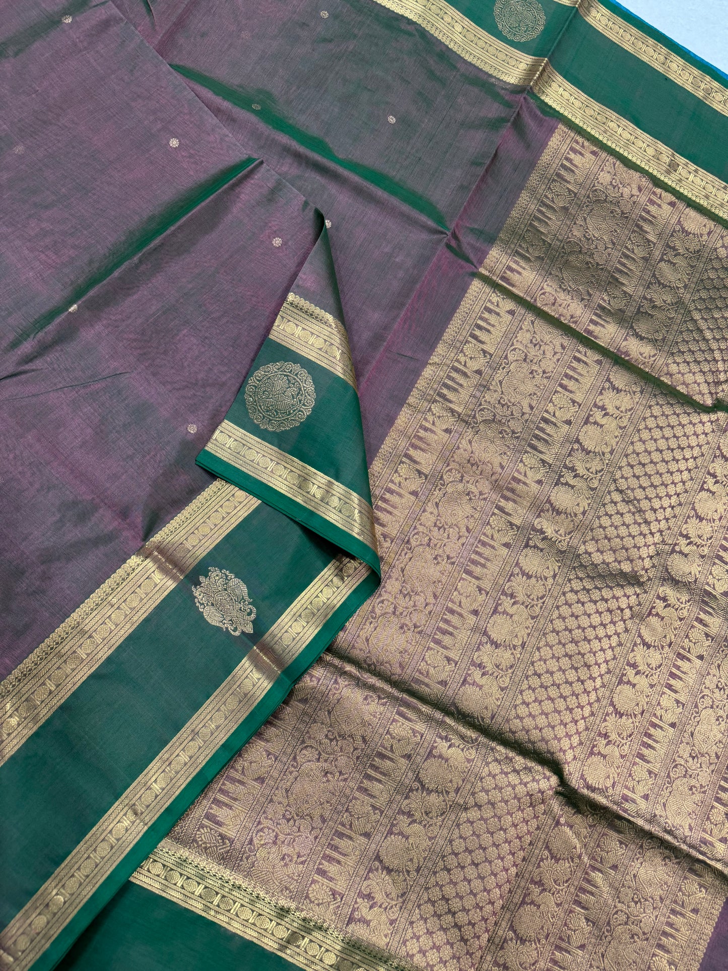 Kanchi Silk Cotton Sarees | Luxury silk cotton | pastel dual tone