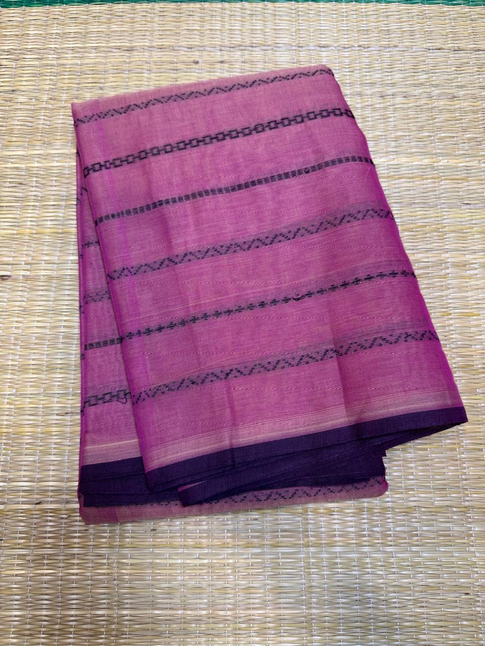 Narayanpet soft cottons |thread veldhari | pink
