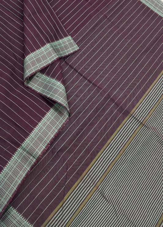 Kadhi soft Cotton | aaraku x teal | thread border