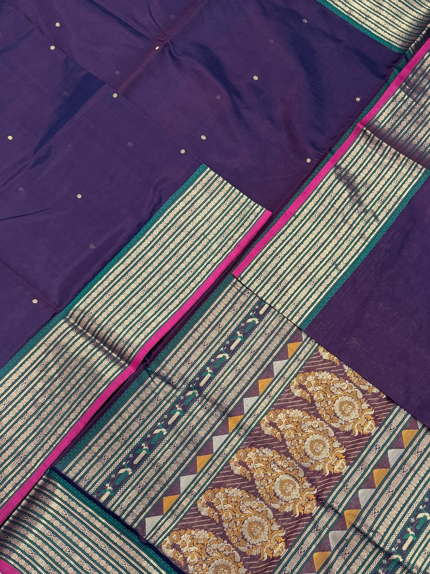 Kanchi Silk Cotton Sarees | luxury silk cotton | fishpet x meenakari pallu | jamun