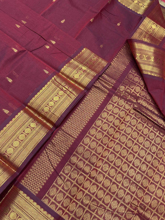 Kanchi soft cotton | aaraku X gold | rich pallu X Zari border
