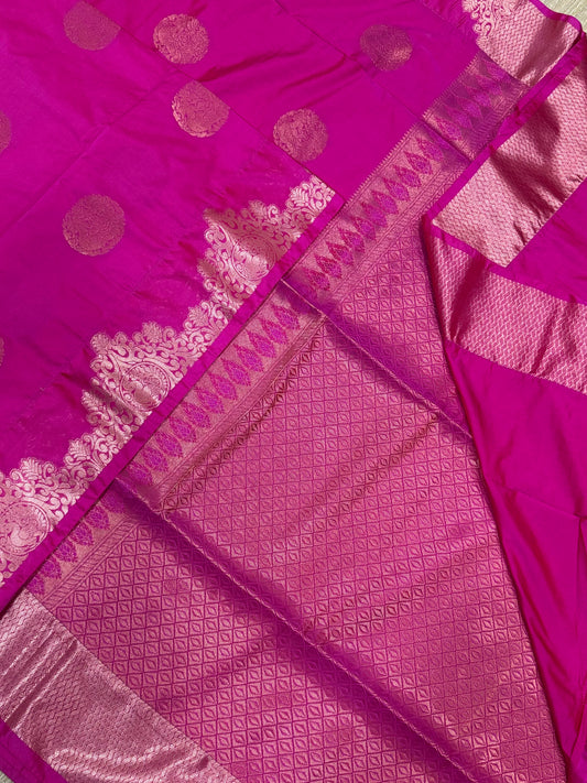 Vegan Silk Sarees Online | pink