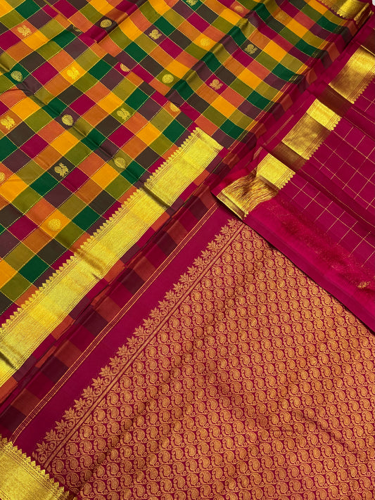 Pure Kanjivarams | palum pazhamum kattam X Rani X gold