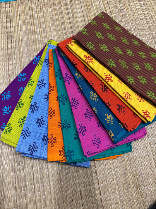 Blouse Material kolam- 10 piece