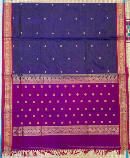 Kanchi Silk Cotton Sarees | luxury silk cotton |  vairaoosi x vadamalli pink| NKV37