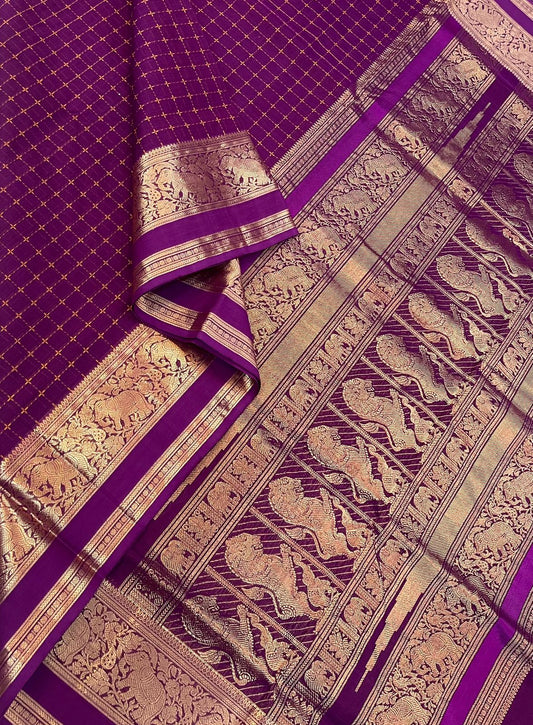 Kanchi Silk Cotton Sarees | plus butta x shimma yhazli pallu | vadamali X gold